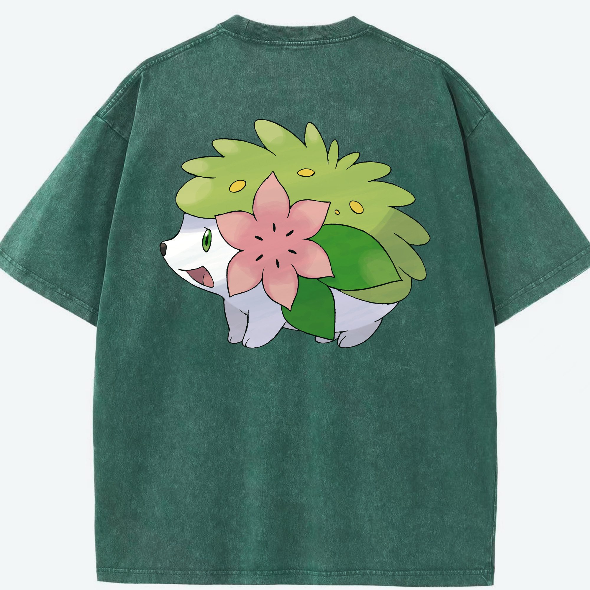 （画像用） ポケットモンスター Pokémon 綿100% ヴィンテージ風 半袖Tシャツ（背面プリント）